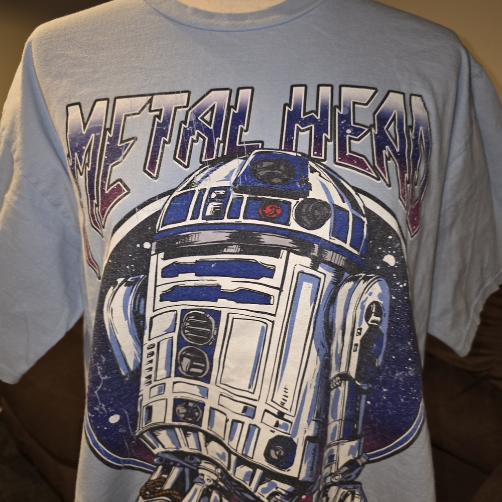 Star Wars Light Blue R2-D2 Graphic Tee - Picture 4 of 4